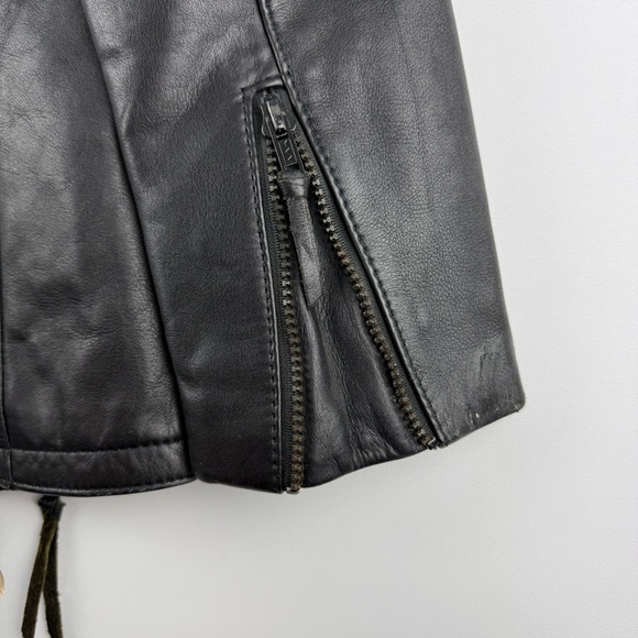 Drag Specialties Black Leather Jacket Men’s 40 - Vintage Made in Korea - Picture 5 of 11